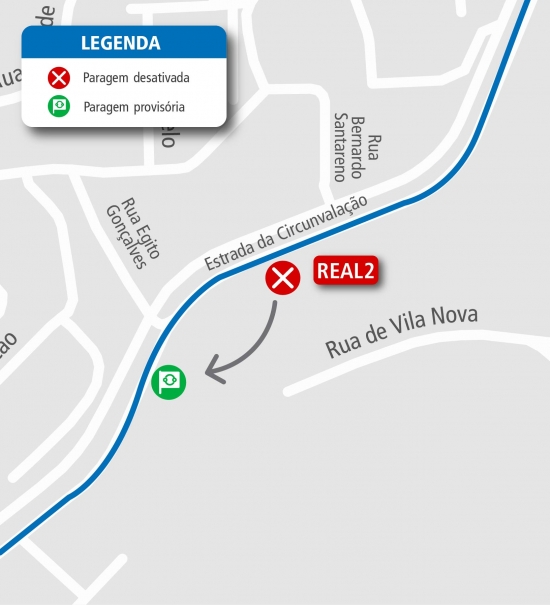 LINHA 205 - PARAGEM TEMPORÁRIA - ESTRADA DA CIRCUNVALAÇÃO - PORTO