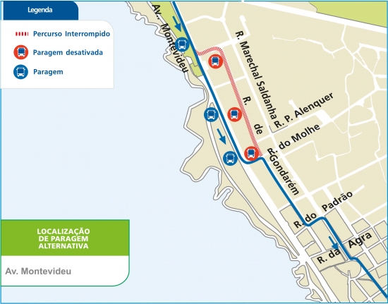 LINHAS 200-203 - ALTERAÇÃO DE PERCURSO – GRUA - RUA DE GONDARÉM - PORTO