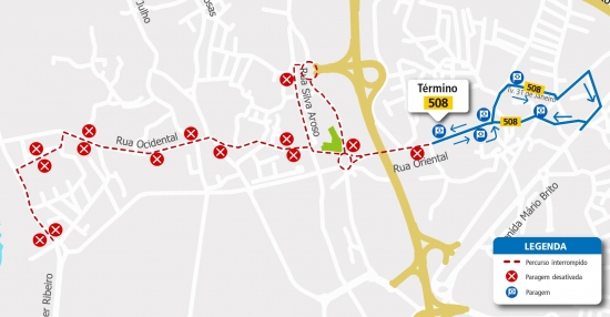 LINE 508 - CHANGE OF ROUTE - ‘GILOSTICA CORRIDA DE PERAFITA’ - MATOSINHOS