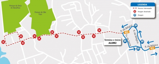 LINE 902 - CHANGE OF ROUTE - BELGIUM STREET - GAIA - CONTINENTAL CORRIDA DE SÃO JOÃO 2025