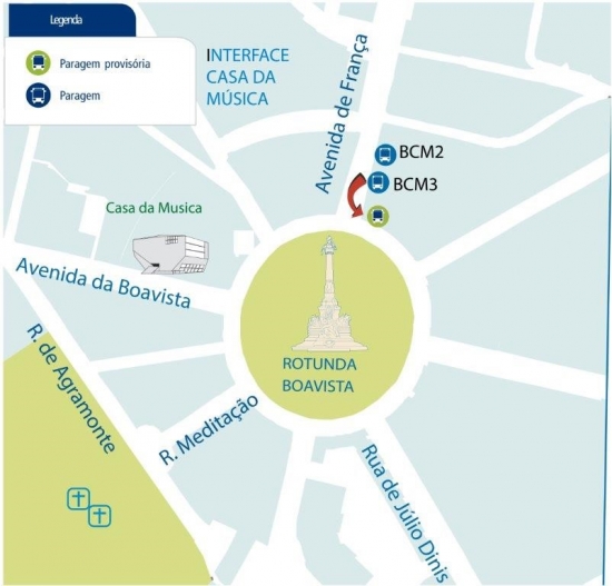 LINHAS 202 – 208 – 501 – 504 – 507 – 601 – 13M - ALTERAÇÃO DE LOCAL DE PARAGEM - OBRAS DO METRO - AV DE FRANÇA