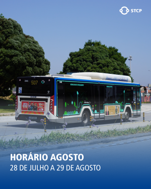 STCP AJUSTA HORÁRIOS A PARTIR DE 28 DE JULHO