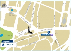 New stop in Lóios/ Clérigos
